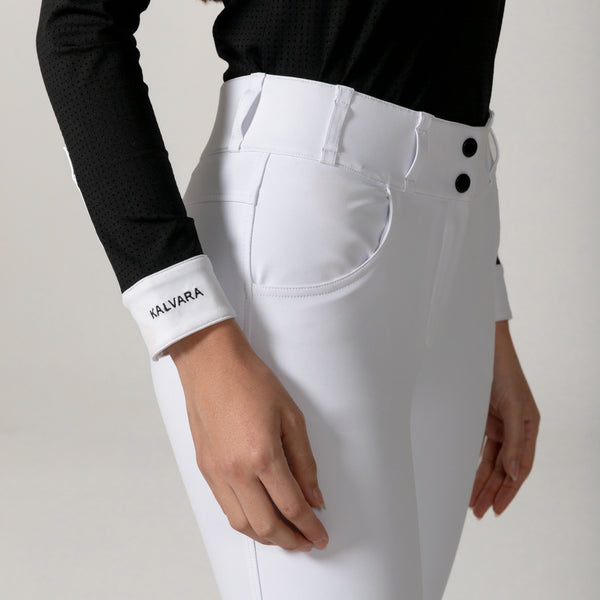 Aira Women's Knee Grip Breeches   White