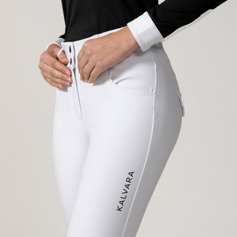 Aira Women's Knee Grip Breeches   White