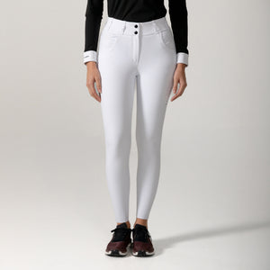 Aira Women's Knee Grip Breeches   White