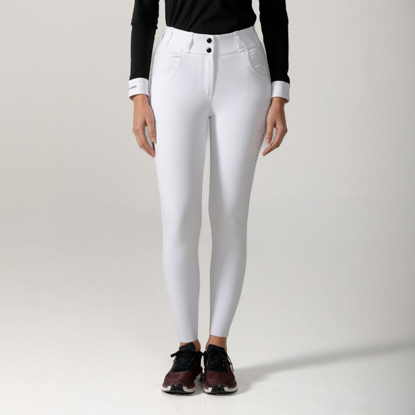 Aira Women's Knee Grip Breeches   White