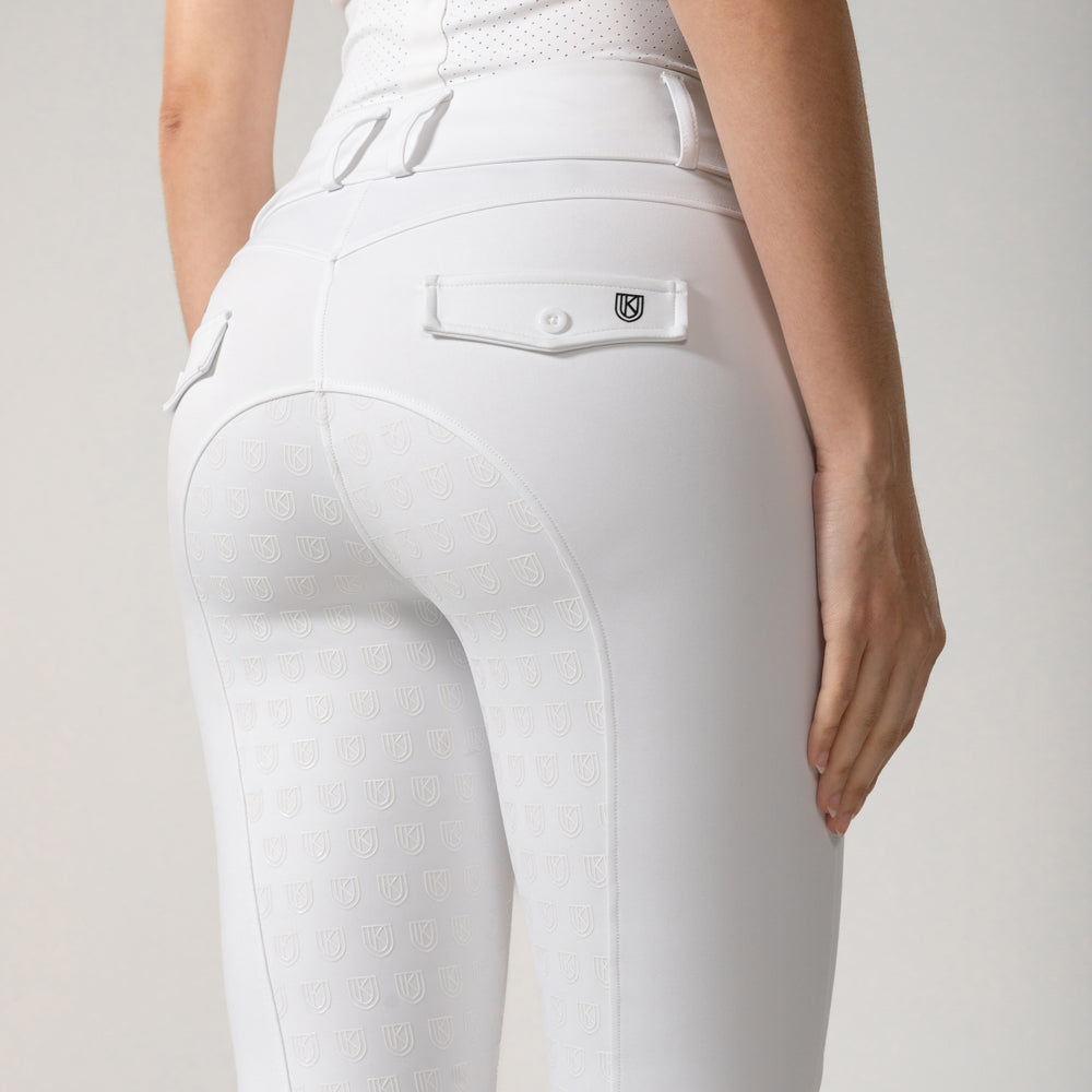 Alara Full Grip Breeches White