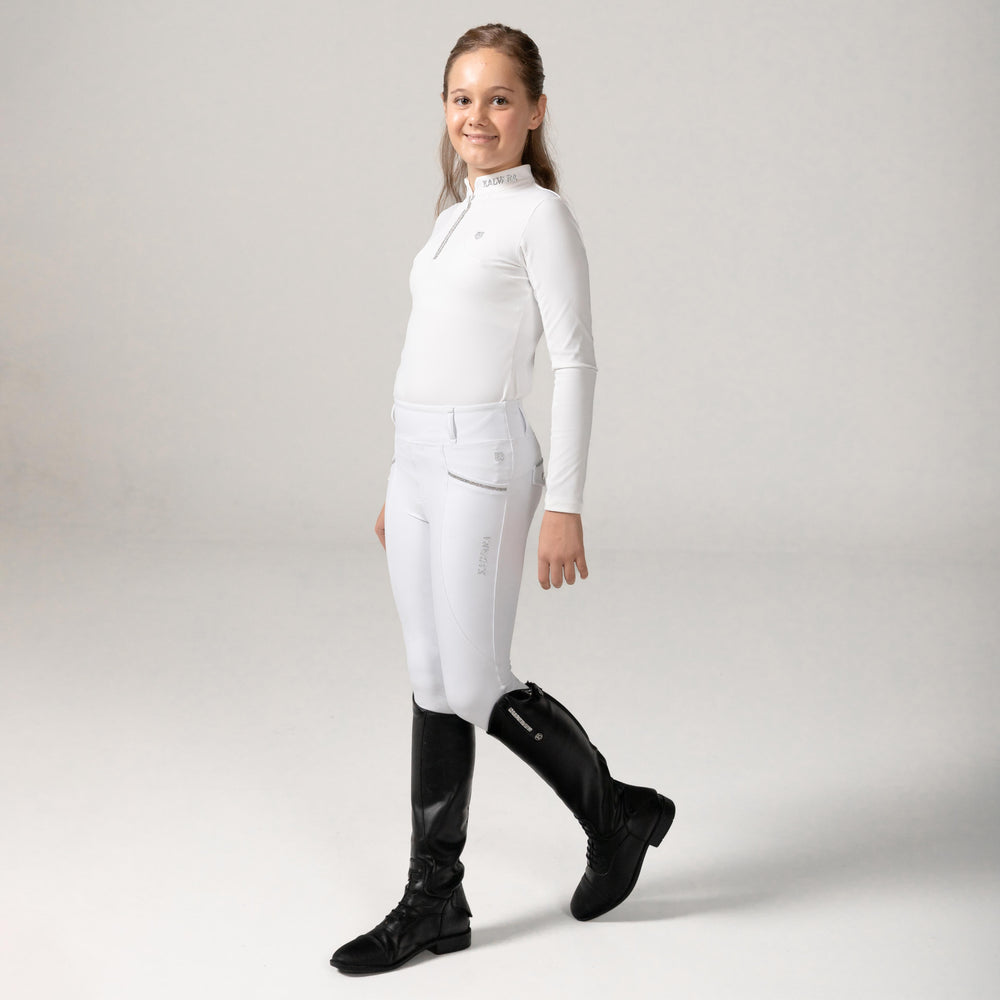 Dancefloor Kids Training Top White